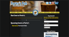 Desktop Screenshot of porterspub.com